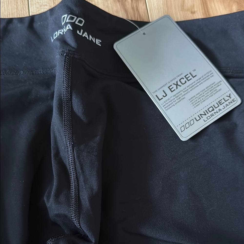 Lorna Jane Classic Black Activewear Leggings BNWT Size XL